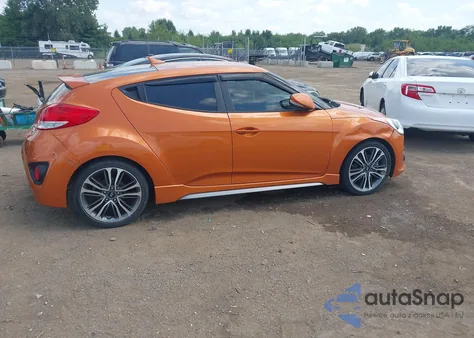 2016 Hyundai Veloster Turbo from USA, damaged, VIN KMHTC6AEXGU292451
